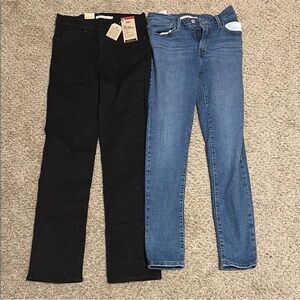 New with tag Levi's Skinny Jeans Black and Blue